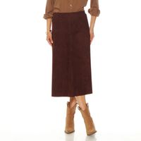 Falda Suede A La Cintura