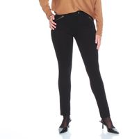 Ponte Pitillo Tiro Alto Pretina Un Boton Aplicacion Cierre Y Alforzas