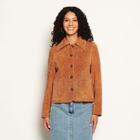 Chaqueta Manga Larga Cuero