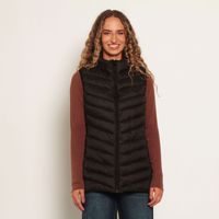 Parka Sin Manga Solida Con Cierre En El Delantero Y Bolsillos