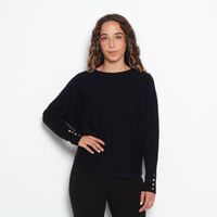 Sweater Manga Larga Solido    Escote Redondo