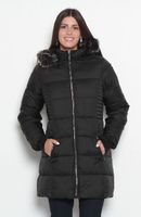 Parka Manga Larga Con Capucha    Y Cierre En Delantero