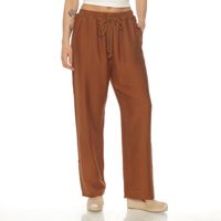 Pantalon Wide Leg Cargo Tiro Alto Pretina Elasticada Y Lazo