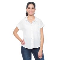Blusa Manga Corta Solida