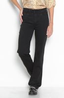 Jeans Basico Recto Tiro Alto Pretina   Un Boton