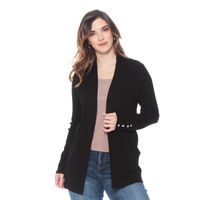 Chaleco Manga Larga  Con Botones En Las Mangas