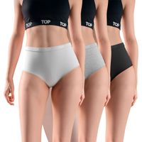 CALZÓN MAXI ALGODÓN PACK 3 C4 TOP