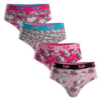 Calzón Pantaletas NIÑA Algodón Pack 4 Hello Kitty C1 TOP