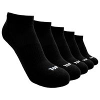 Calcetines Niño Deportivos Tobilleros Negros Pack 5 C1 TOP
