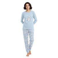 Pijama Largo Algodón Mujer Invierno Cinnamoroll C4 TOP