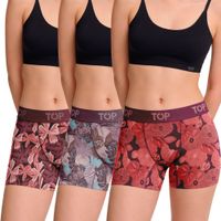 Bóxer Medio MUJER Algodón Pack 3 Colección Favs C2 TOP