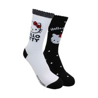 Calcetines Largos Niña Algodón Pack 2 Hello Kitty C2 TOP