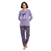 Pijama Largo Algodón Mujer Invierno Kuromi C5 TOP