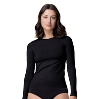 Camiseta Manga Larga Microfibra Mujer-Cuello Redondo C1 TOP