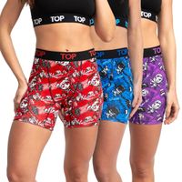 Bóxer Mujer Medio Algodón DC Pack 3 C5 TOP