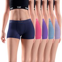 BÓXER CORTO MUJER ALGODÓN PACK 5 C1 TOP