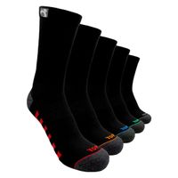 Calcetines Niño Deportivos Largos Negros Pack 5 C2 TOP