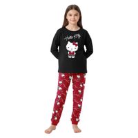 Pijama Largo Niña Algodón Invierno Hello Kitty C1 TOP
