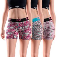 Bóxer Medio MUJER Algodón Pack 3 Hello Kitty C9 TOP