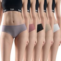 CALZÓN PANTALETAS ALGODÓN SIN ELÁSTICO PACK 5 C1 TOP