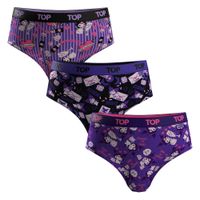 CALZÓN PANTALETAS NIÑA ALGODÓN PACK 3 KUROMI C3 TOP