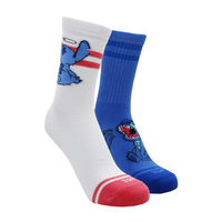 CALCETINES LARGOS MUJER ALGODÓN PACK 2 STITCH  C3 TOP