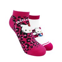 CALCETINES TOBILLEROS MUJER ALGODÓN PACK 2 HELLO KITTY C2 TOP