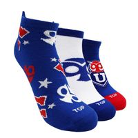 CALCETINES TOBILLEROS ALGODÓN NIÑOS UNIVERSIDAD DE CHILE PACK 3 C3 TOP
