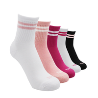 Calcetines Mujer Deportivos Media Caña Pack 5 C3 TOP