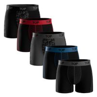 BÓXER MEDIO MICROFIBRA PACK 5 C1 TOP