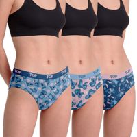 Calzón Bikini Algodón Pack 3 Stitch C3 TOP