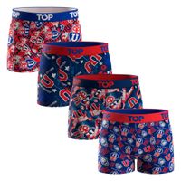 BÓXER NIÑO ALGODÓN UNIVERSIDAD DE CHILE PACK 4 C5 TOP