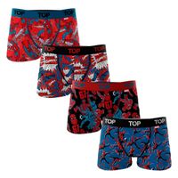 Bóxer Niño Algodón Marvel Pack 4 C16 Spider-Man TOP