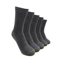Calcetines Largos Niños Algodón - Cobre Pack 5 Escolar C2 TOP