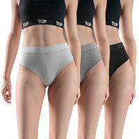 CALZÓN HIKINI ALGODÓN CON ELÁSTICO PACK 3 C4 TOP