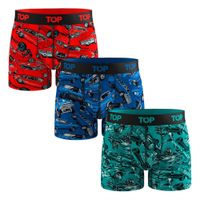 Bóxer Medio Algodón Pack 3 Motores C3 TOP