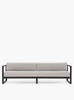 Sofá 3 Cuerpos Montego OLE Negro/Beige