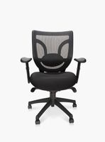 Silla Oficina Black Base Nylon Negro