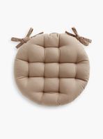 Cojín de Silla Algodón Gavema Diam 40 Piedra