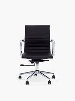 Silla oficina Bishop Media Negro