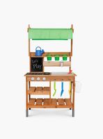 Estación de Jardinería Infantil de Madera Natural