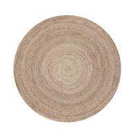 Alfombra redonda Yute Gobi ⌀160 Natural