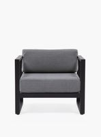 Sofá 1 Cuerpo Montego OLE Gris oscuro/Gris