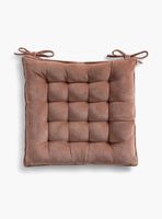 Cojín de Silla Velur 40x40 Café