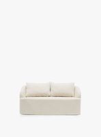 Sofa Turini 2 Cuerpos Crema