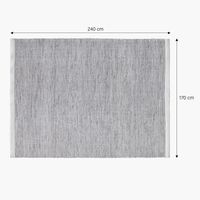 Alfombra Lana Puyehue 170x240 Crudo