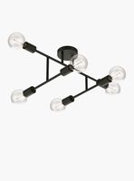 Lámpara de Techo Lexie x6 Negro