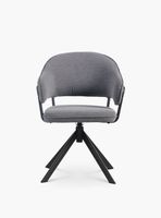 Silla Home Office Stanford Giratoria Gris Oscuro