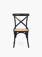 Silla Madera Tradition Rattan Negro