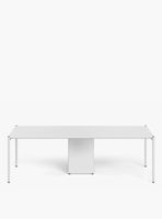 Mesa Oficina Reunión Astro 200x108 Blanco/Blanco